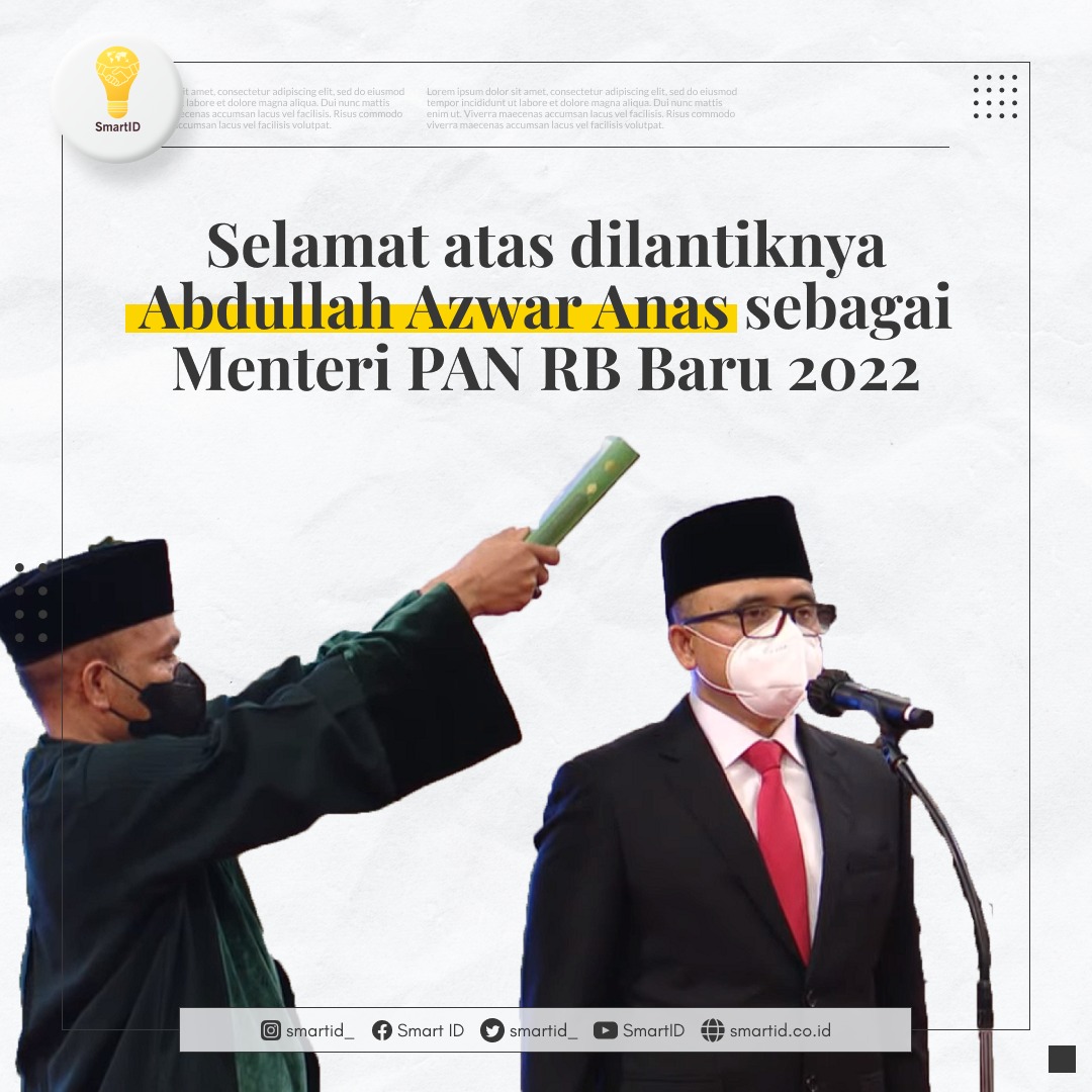 Setelah 68 Hari Alami Kekosongan Jabatan, Akhirnya Presiden Jokowi Tunjuk Abdullah Azwar Anas sebagai Menteri PANRB Baru