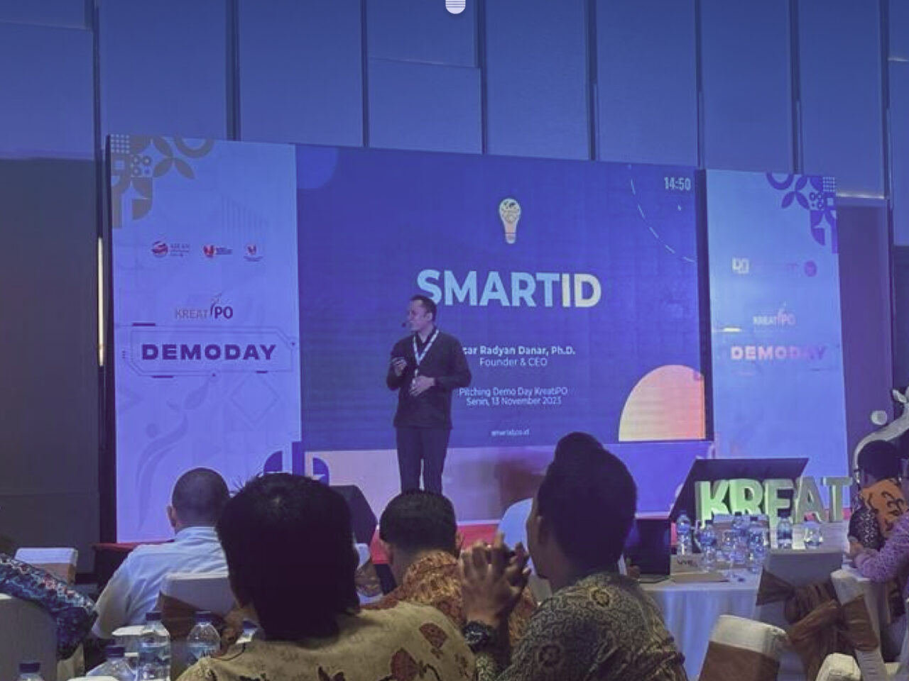 CEO SmartID Hadiri Pitching Demo Day KreatIPO di Jakarta