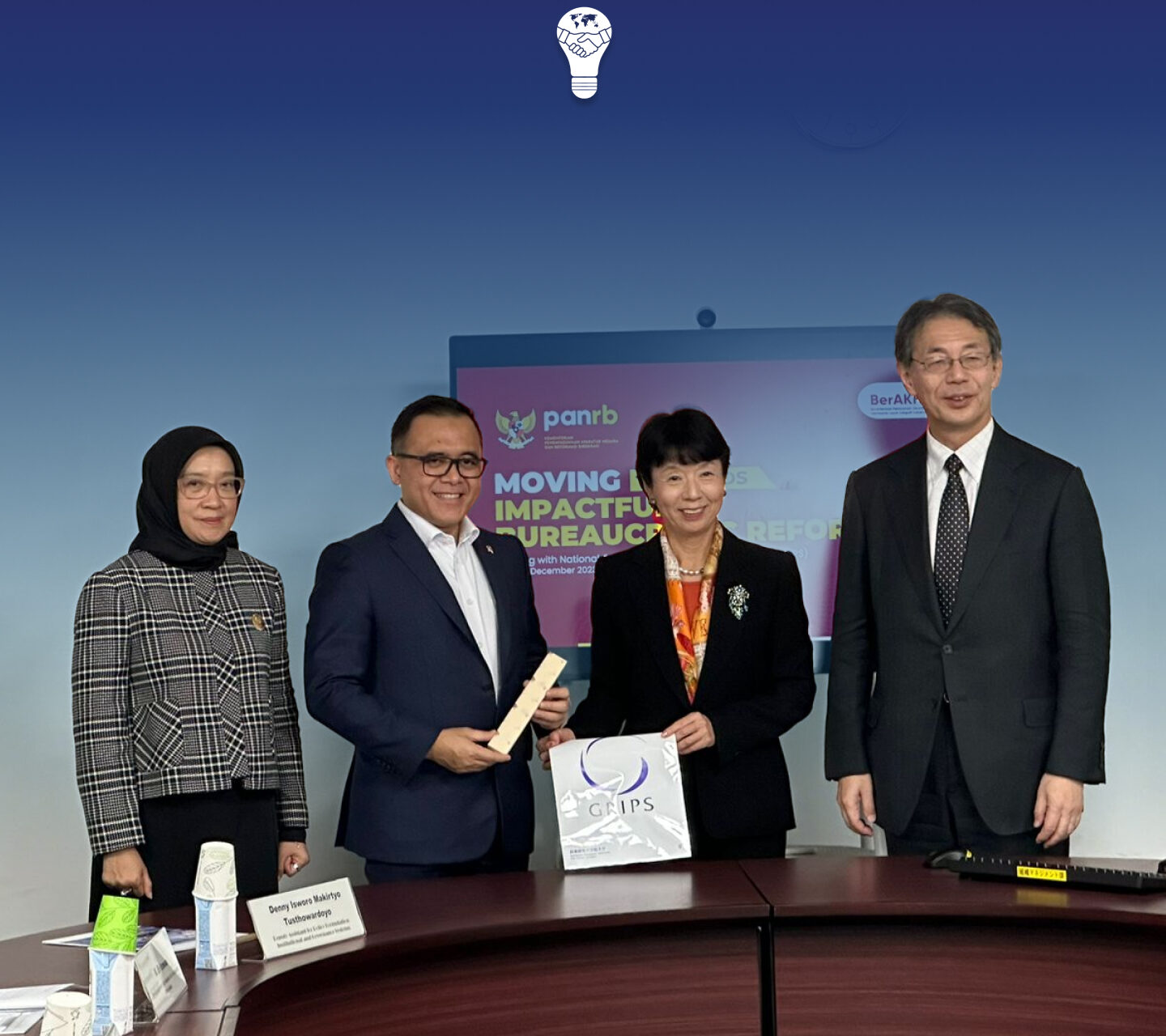 Maksimalkan Transformasi ASN di Indonesia, Kementerian PANRB Temui Guru Besar GRIPS di Jepang