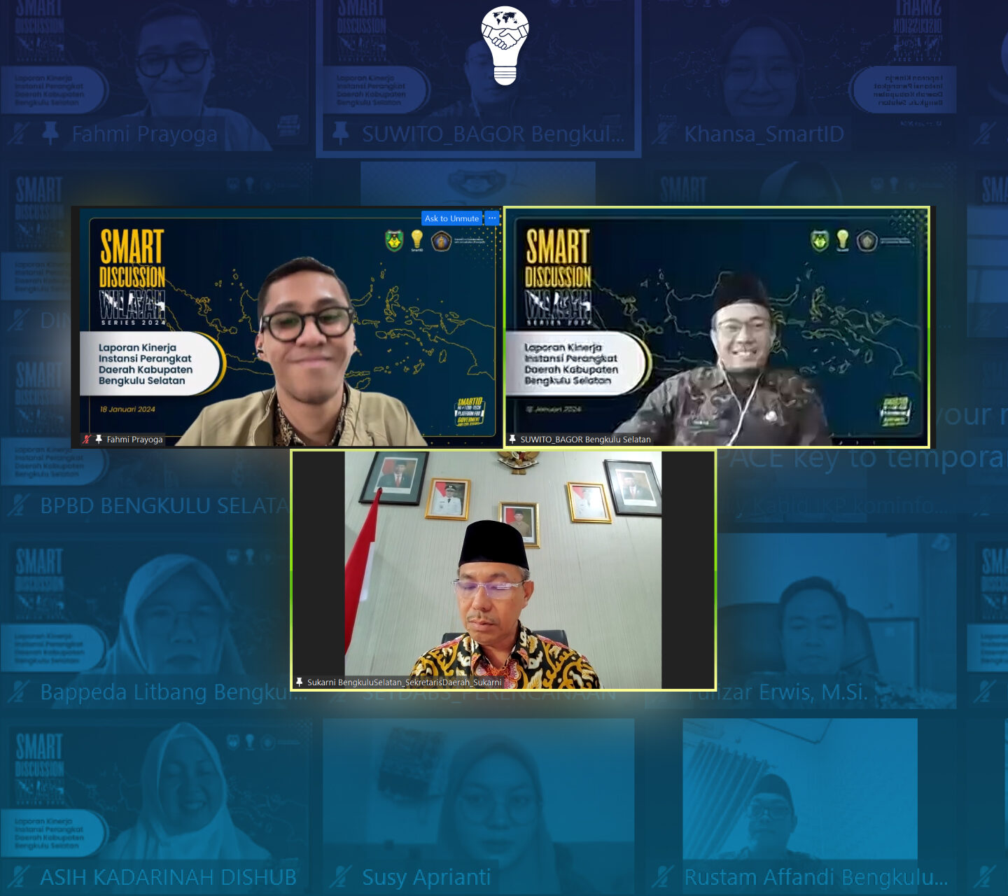 Smart Discussion Wilayah Kabupaten Bengkulu Selatan : Tips & Trik Penyusunan LKjIP untuk Perangkat Daerah
